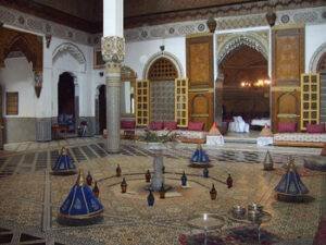 History of Fes medina Morocco