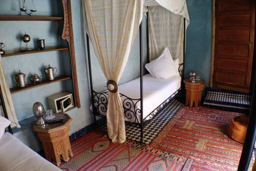 Chambre 2 Lits Individuels / Jumeaux : Hotel Riad Layalina Fes
