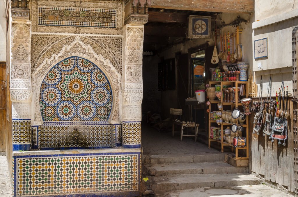 The beautiful fountaine of An-Nejjarine in Fez, Morocco