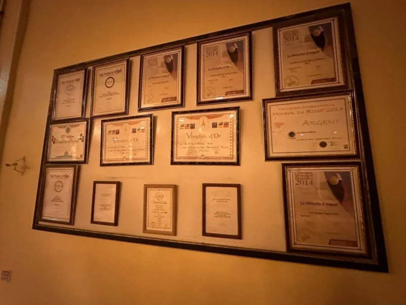 Awards Chateau Roslane, Meknes
