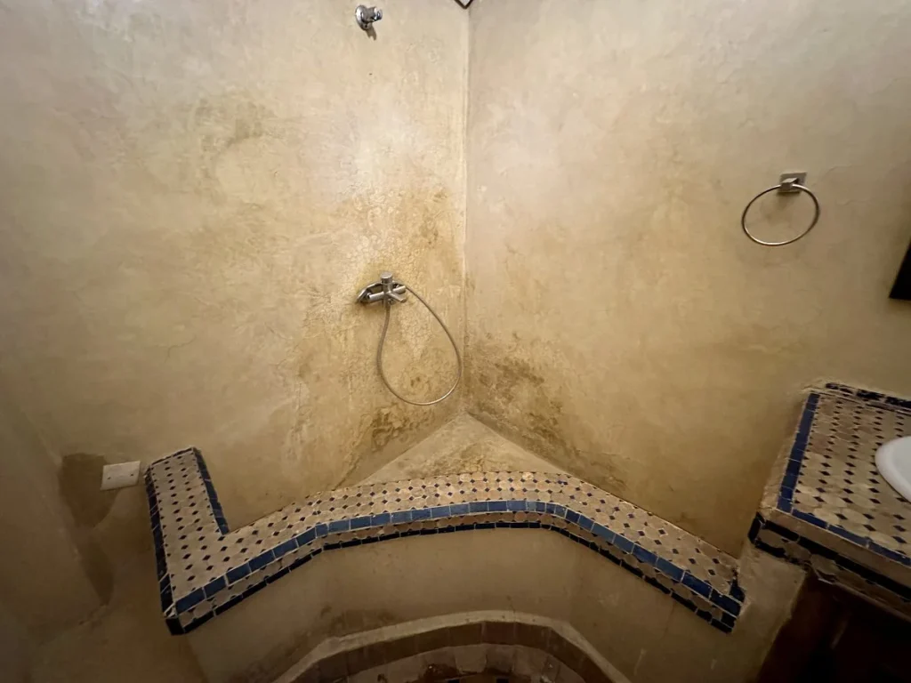 Bathroom 2nd floor at Riad Layalina Fez Morocco