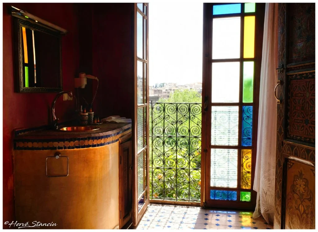 Bathroom suite Riad Layalina Fez Morocco