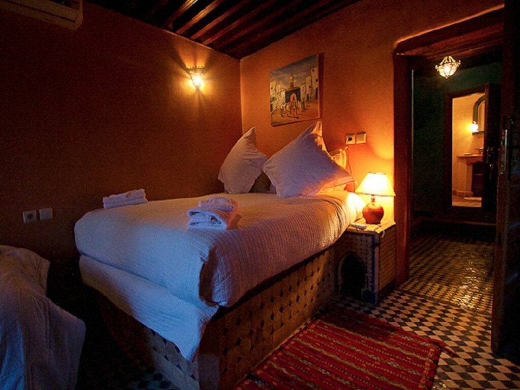 Chambre lit double 2 pers, Riad Layalina Fes