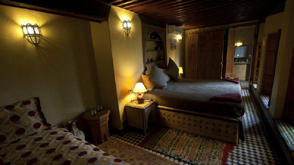 Chambre supérieure double et triple Riad Layalina Fes