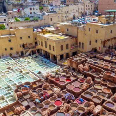 Debbaghine, les tanneries de Fes