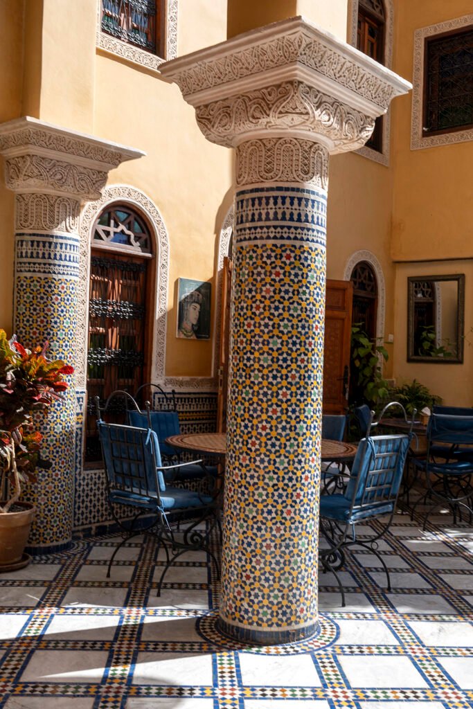 Détail décoration Riad Layalina Fez