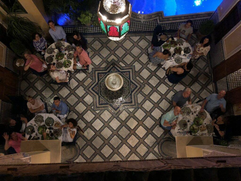 Diner privatisation Riad Layalina Fes