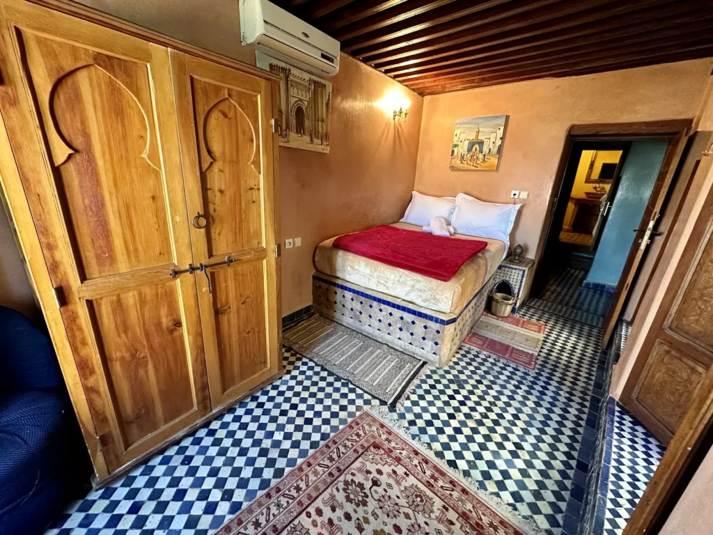Double room at Riad Layalina Fes first floor