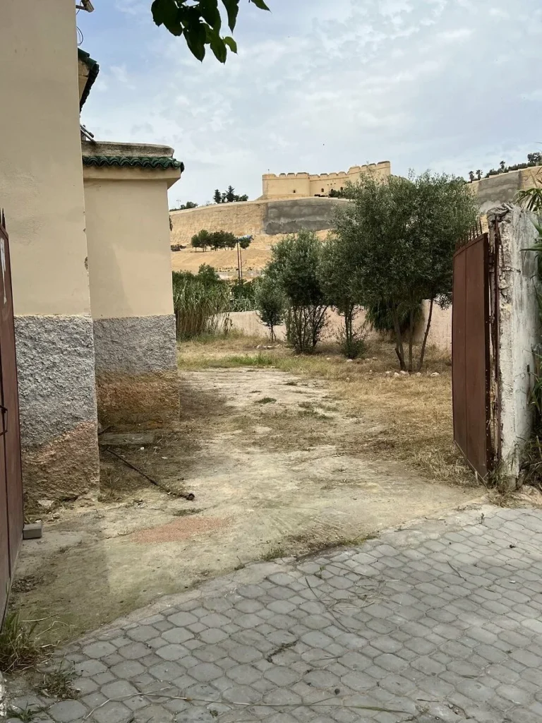 Private parking entrance Riad Layalina Fes