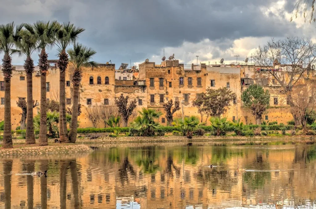 Fes Medina garden park