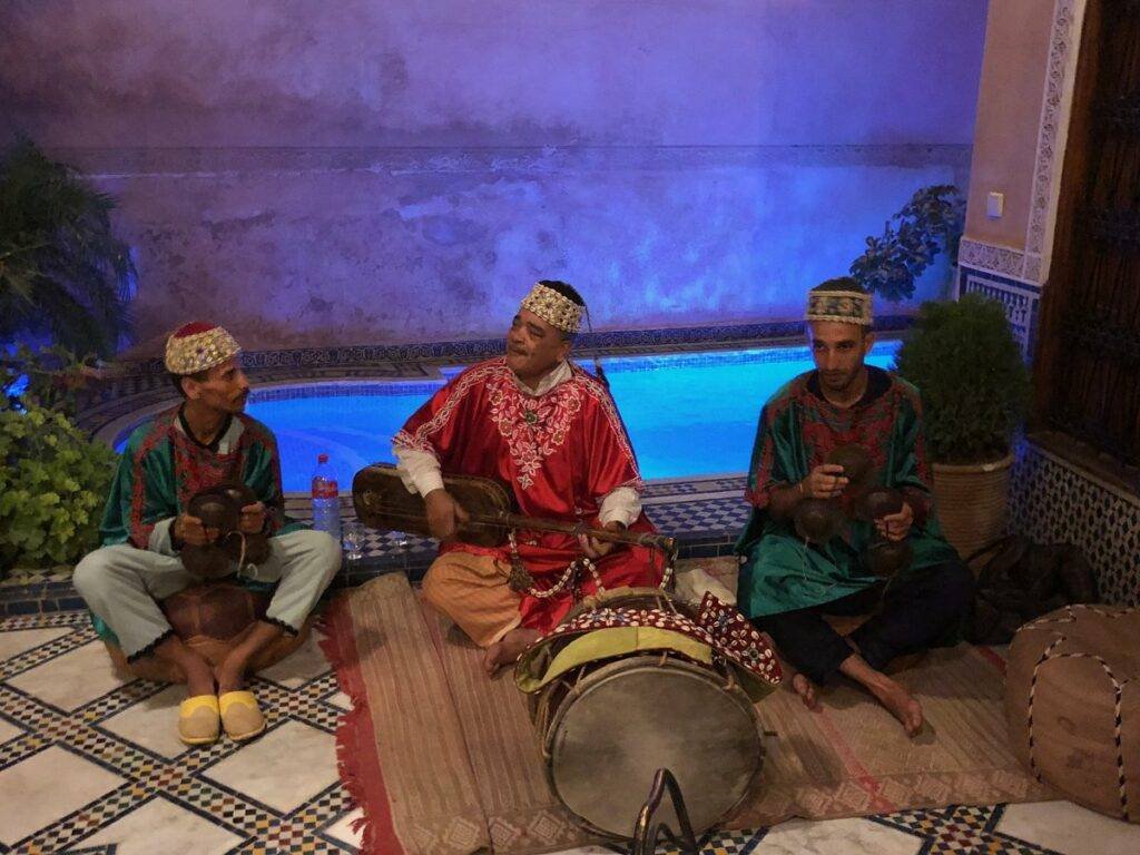Gnawa musique au Riad Layalina Fes