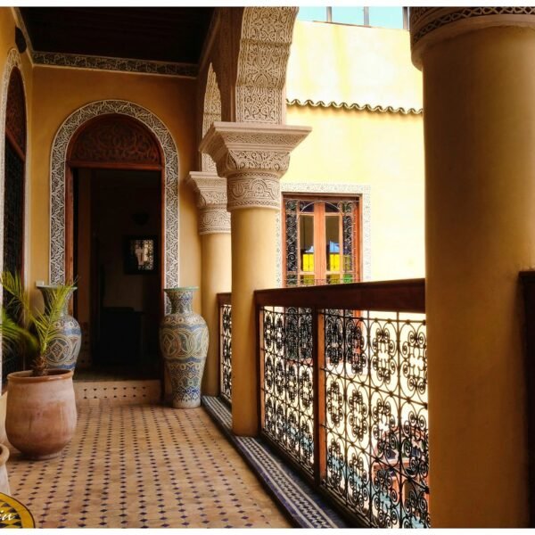 Hotel Riad Layalina Fes, suite corridor
