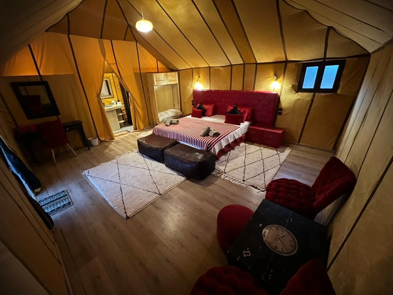 Luxury tent with AC Erg Chebbi desert tour, Merzouga
