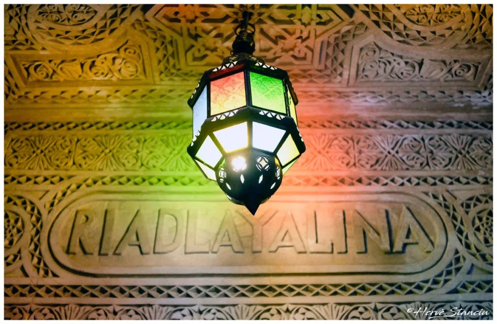 Riad Layalina Fes main entrance