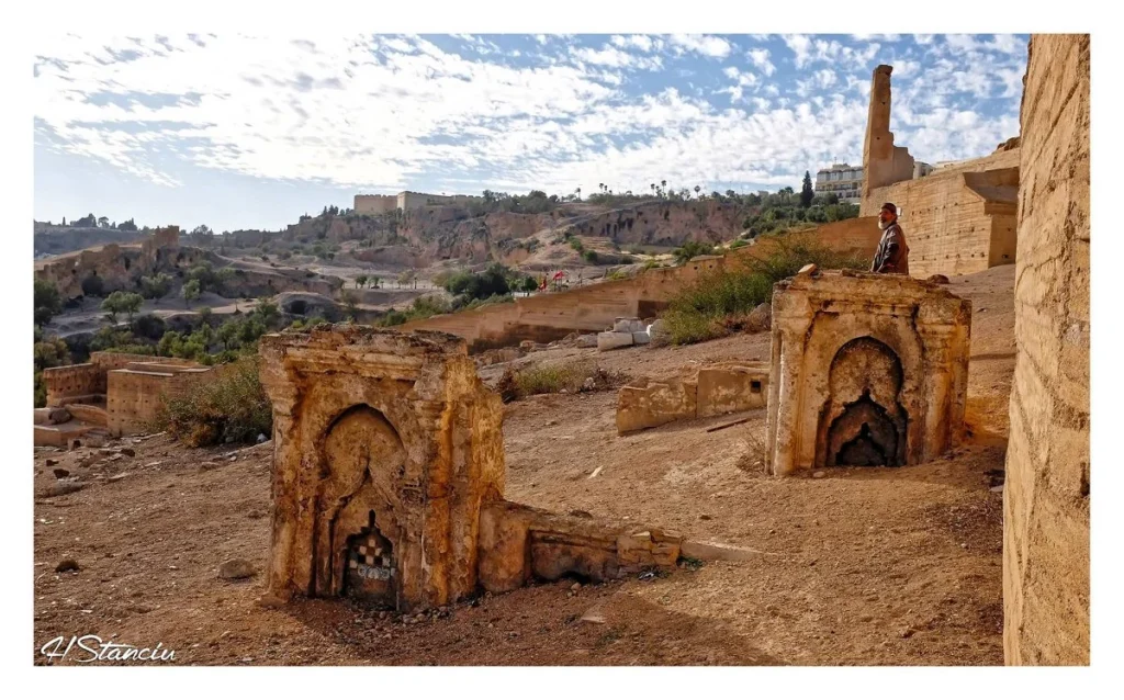 The marinid tombs in Fes Morocco