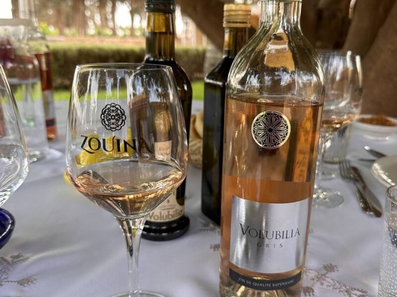 Un gris exceptionnel Domaine Villa Volubilia, excursion route des vins Meknes