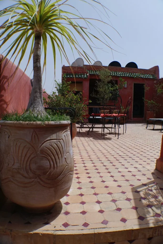 View of our terrace Riad Layalina Fes