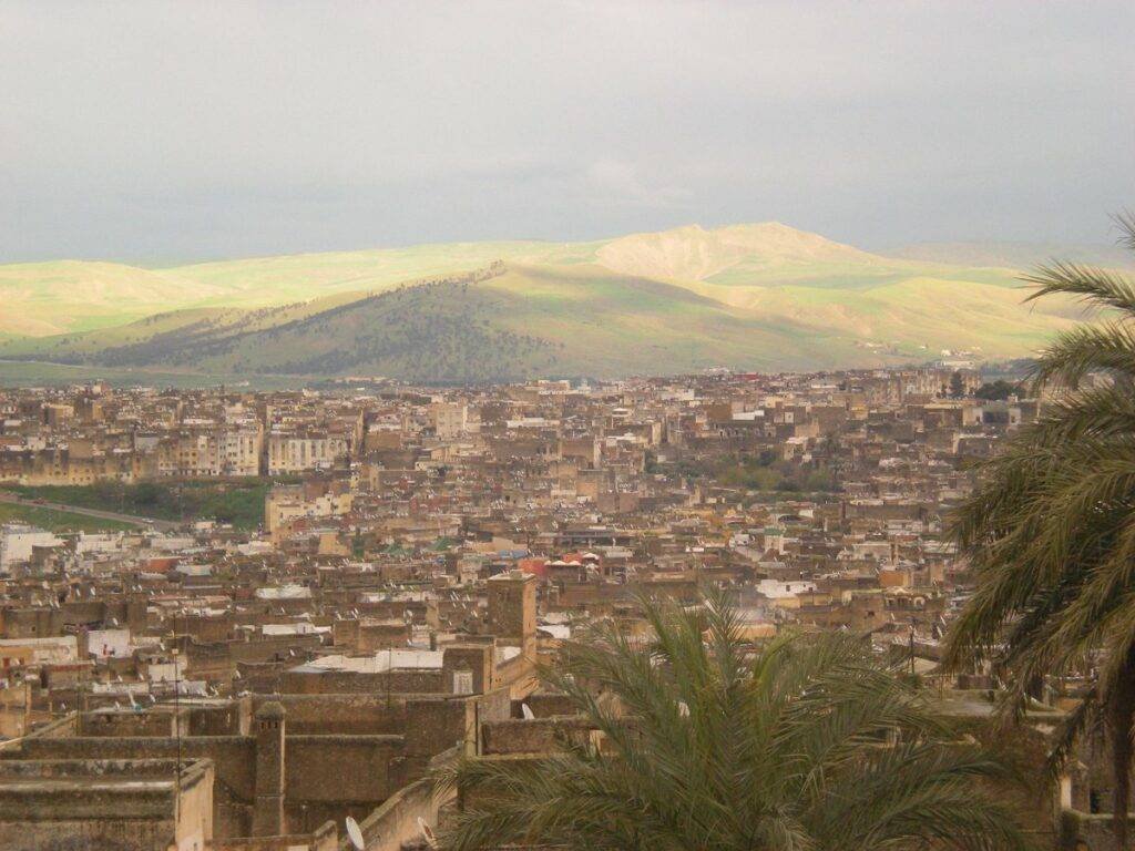 Vue terrasse du Riad Layalina Fes